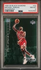 1998 Upper Deck Black Diamond Basketball Quadruple Michael Jordan #22 BGS 8.5