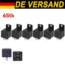 6x KFZ Relais Öffner Schließer Auto Umschaltrelais Wechselrelais 12V 40A Sockel