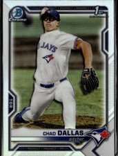 Chad Dallas 2021 Bowman Draft Toronto Blue Jays