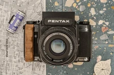 Pentax 67 6x7 Waist Level Viewfinder Finder- with Magnifying Lens  Free Shipping