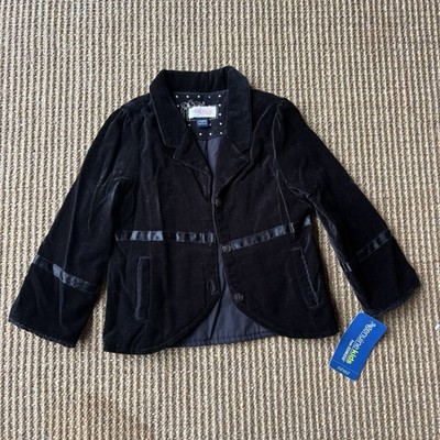 VTG Y2K Genuine Kids by Oshkosh Black Velour Blazer - Size 24M
