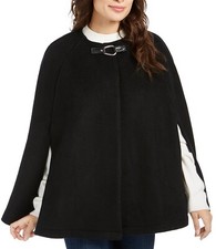 Lauren Ralph Lauren Elegant Topper Solid Dark Blue Bridle Cape Women’s Size M/l
