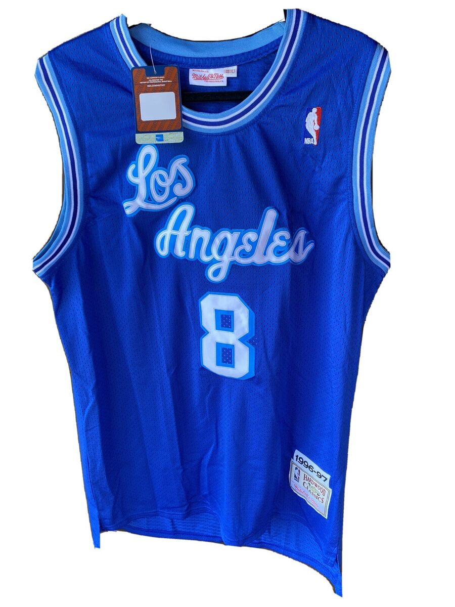 Kobe Bryant XL Blue Mitchell And Ness #8 Jersey | eBay Kobe Bryant XL Blue Mitchell And Ness #8 Jersey | eBay