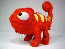 Disney Store Tangled Red Angry Pascal Chameleon Plush 8” Stuffed Animal Toy