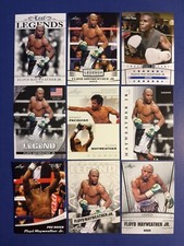 FLOYD MAYWEATHER JR LOT (9) 2020-2024 LEGEND BOXING CARDS