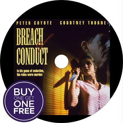 Breach of Conduct (1994) Thriller, TV Movie on DVD