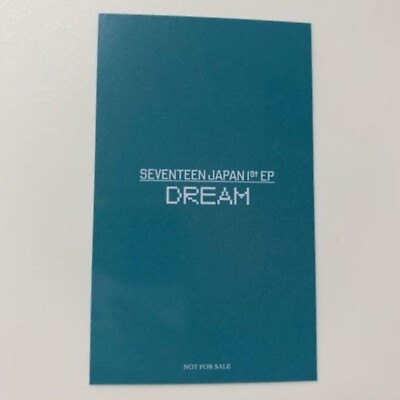 SEVENTEEN パネル ホシ HOSHI 호시 HMV レア HOSHI SEVENTEEN DREAM JAPAN 1ST EP HMV shop benefit Official Photo