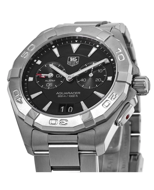 Tag heuer aquaracer 300m alarm chronograph men's watch sale