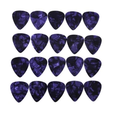 Lots of 100pcs Medium 0.71mm Blank Guitar Picks Celluloid  Pearl Purple 