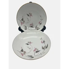 Vintage Noritake Arden Pair Soup Bowls Japan 5603 MCM 7 3/8"