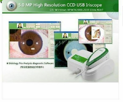 Good 5.0 MP USB Iriscope Iris Analyzer Iridology camera w/ Pro Iris Software