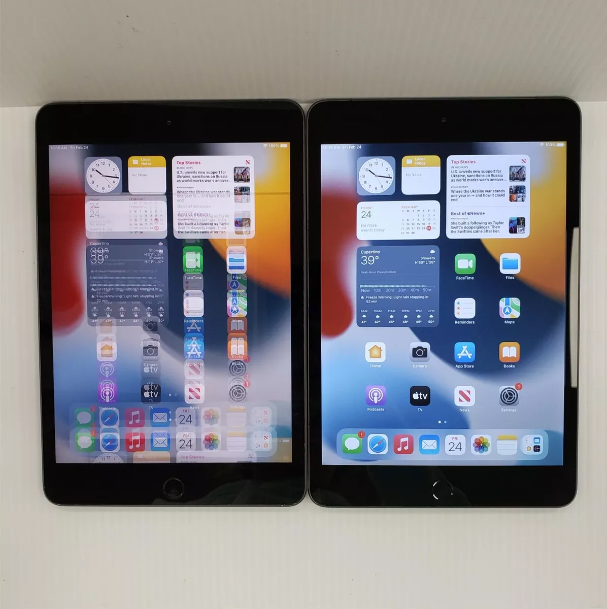 LOT OF 2 Apple iPad Mini 5th Generation A2126 64GB Wi-Fi + CELLULAR 7.9in Gray LOT OF 2 Apple iPad Mini 5th Generation A2126 64GB Wi-Fi + CELLULAR 7.9in Gray