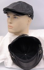 Coppola In Pelle PU Tuwiwol - Berretto Uomo Vintage Elegante E Morbido