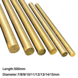 6mm Brass Round Bar Rod CZ121 Various Length Options Metric
