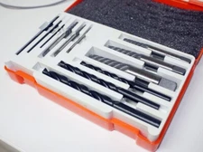 12PC Rigid Screw Extractor Set Easy Out Removal Broke Bolts  Screws  Drill Bits