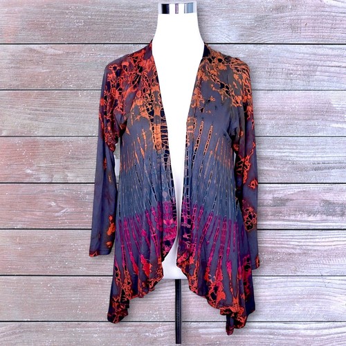 Kathmandu Imports Women Tie Dye Cardigan One Size Boho Hippie Open
