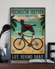Poster cane Gordon Setter Cycling Club Life Behind Bars
