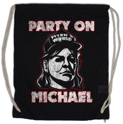 PARTY ON MICHAEL Turnbeutel Halloween H20 Myers Waynes Wayne's Fun World