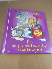 Vintage GARFIELD The Cat MEAD Organizer 3 Ring Binder Im Not Messy