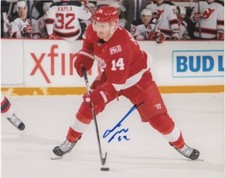 Detroit Red Wings Gustav Nyquist Autographed Signed 8x10 NHL Photo COA #3
