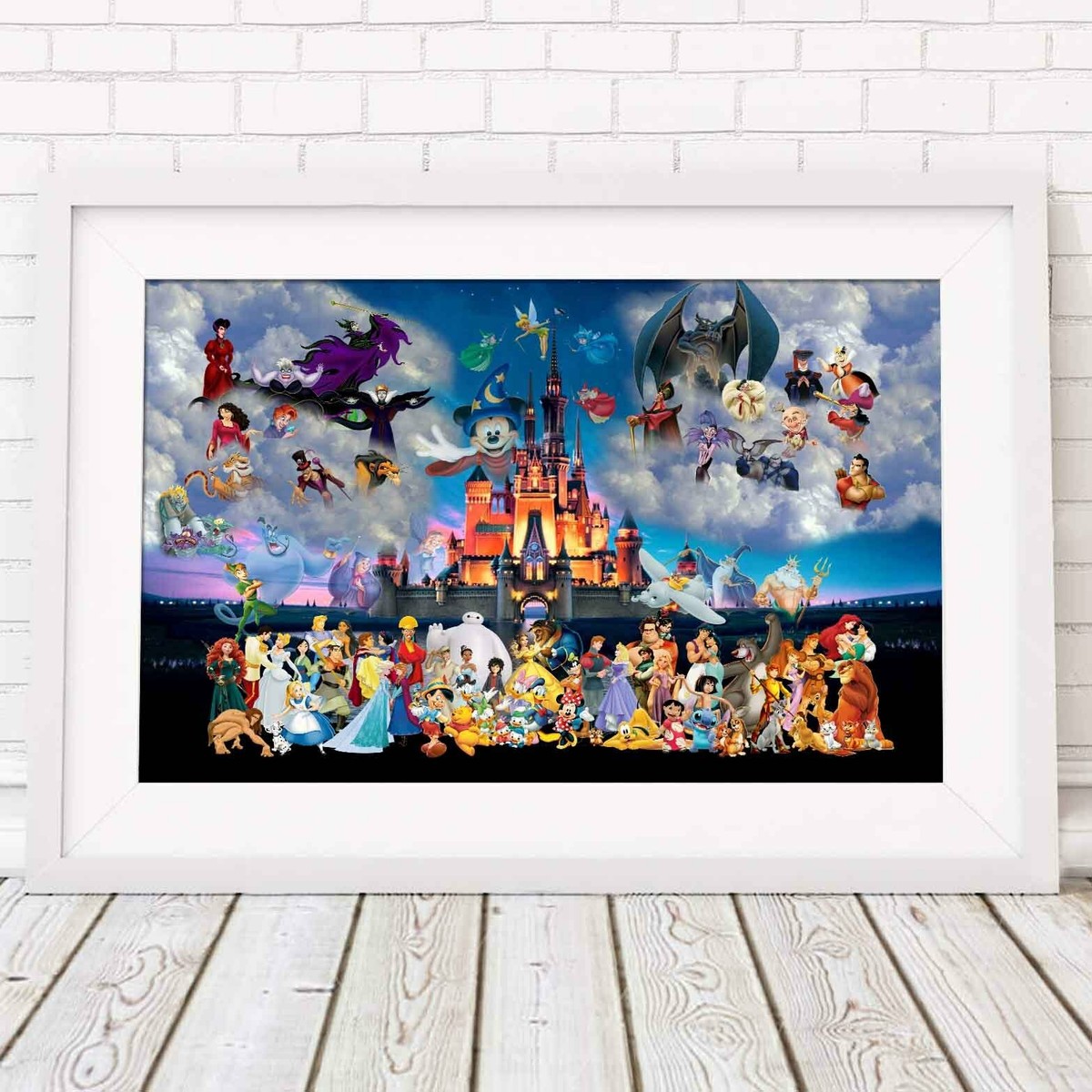 DISNEY CHARACTERS - Animation Poster Picture Print Sizes A5 to A0