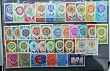 EUROPA CEPT 1964 ANNO COMPLETO FULL YEAR NUOVI MNH** 36 FRANCOBOLLI (C.10)