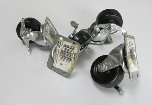 Set of 4 Shepherd heavy duty swivel castors 2” wheel diameter # 9509 Unused