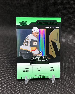 2022-23 CREDENTIALS Zack Hayes /25  DEBUT TICKET ACCESS  GREEN SSP RC No. 139  