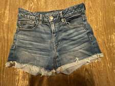 American Eagel Outfitters Super Stretch Hi Rise Shortie Sz 6 Shorts