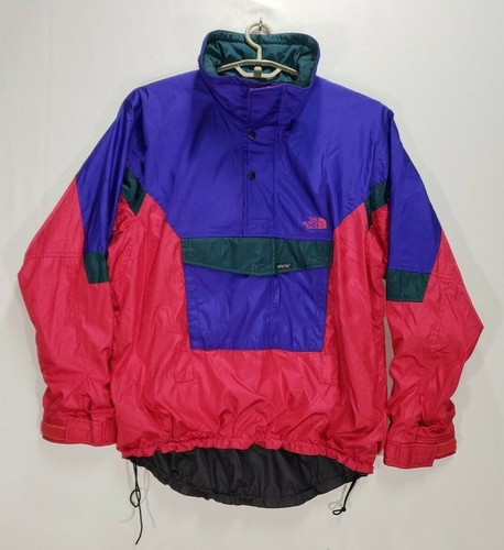 multi coloured north face jacket