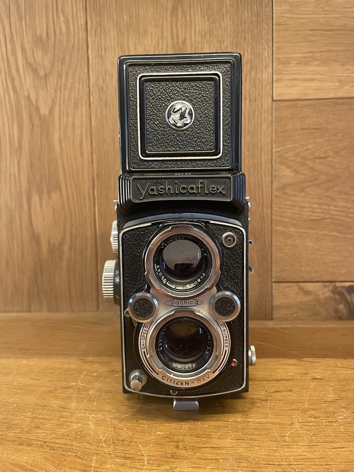 *Rare : Near Mint ++* Yashica Yashicaflex New AS TLR Camera Citizen MXV Shutter