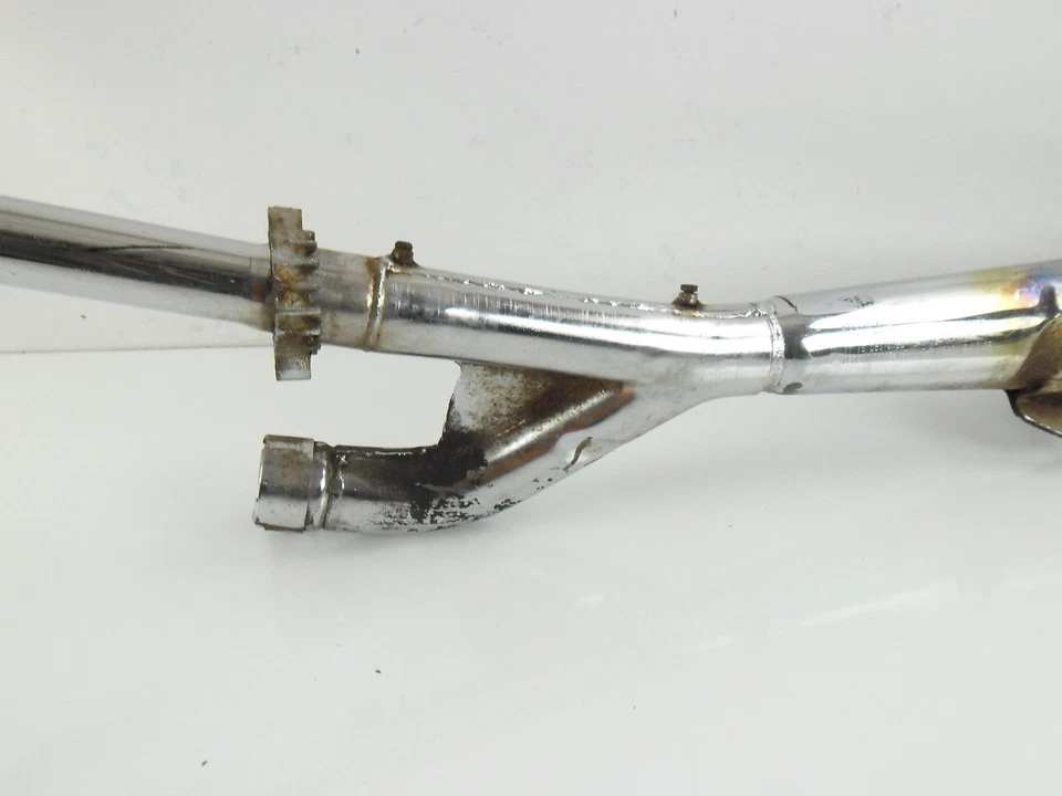 Suzuki GS750L/80-81 GS 750 L 1980-1981 escape OEM silenciador tubo stock Foto 3 de 4