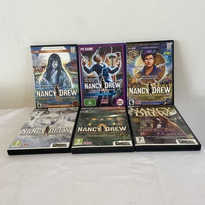 Nancy Drew PC Games  x 6 Kapu Cave, Blackmoor Manor, White Wolf Of Icicle Creek