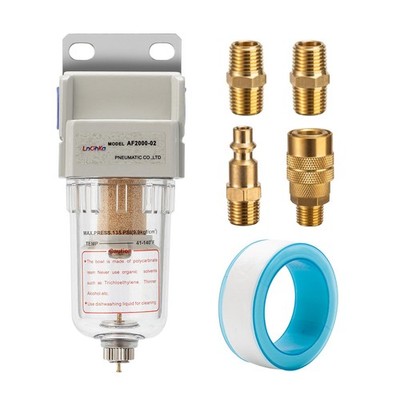Air Compressor Water Separator 1/4 NPT,Compressed Air Line Filter,Air Drye