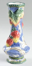 Fitz & Floyd Florentine Fruit Blue Bud Vase 1947080