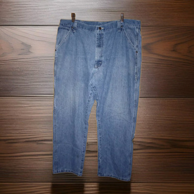 Wrangler 94LSWDV Denim Jeans Blue Mens Size 40x30 Regular Fit Straight Leg 