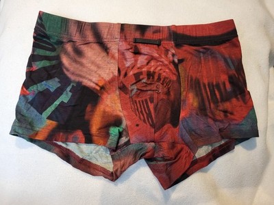 Bruno Banani 'Mystery Shadow' Mens Short - Size M - Red / Green / Black -NWT