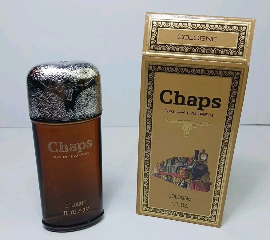 Vintage Ralph Lauren Chaps  1 oz Cologne Splash On (Full Bottle) In Original Box