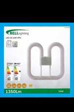 1x 14W =28W Replacement LED GR10q 4 pin 4000K 2D Light Bulb Double D Cool White