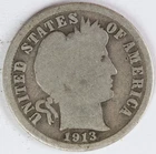 1913 S Barber Dime