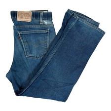 Vintage Levi's Action Jeans Mens 36x30 Blue Straight Denim Orange Tab USA Made