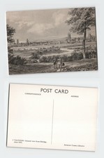 Vintage Postcard Taunton Somerset General View from Obridge c1845 Reprint