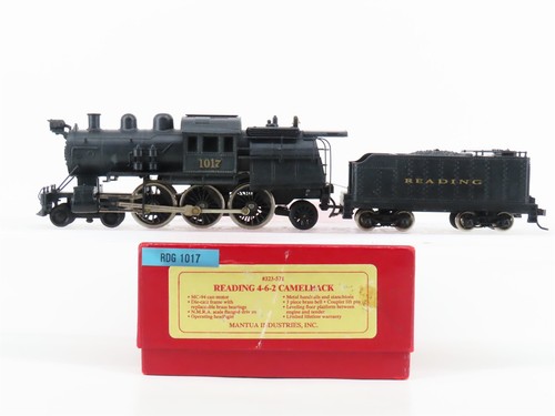 Locomotora de vapor Camelback escala HO Mantua 323-521 RDG lectura 4-6-2 #1017 | Zustand: Used