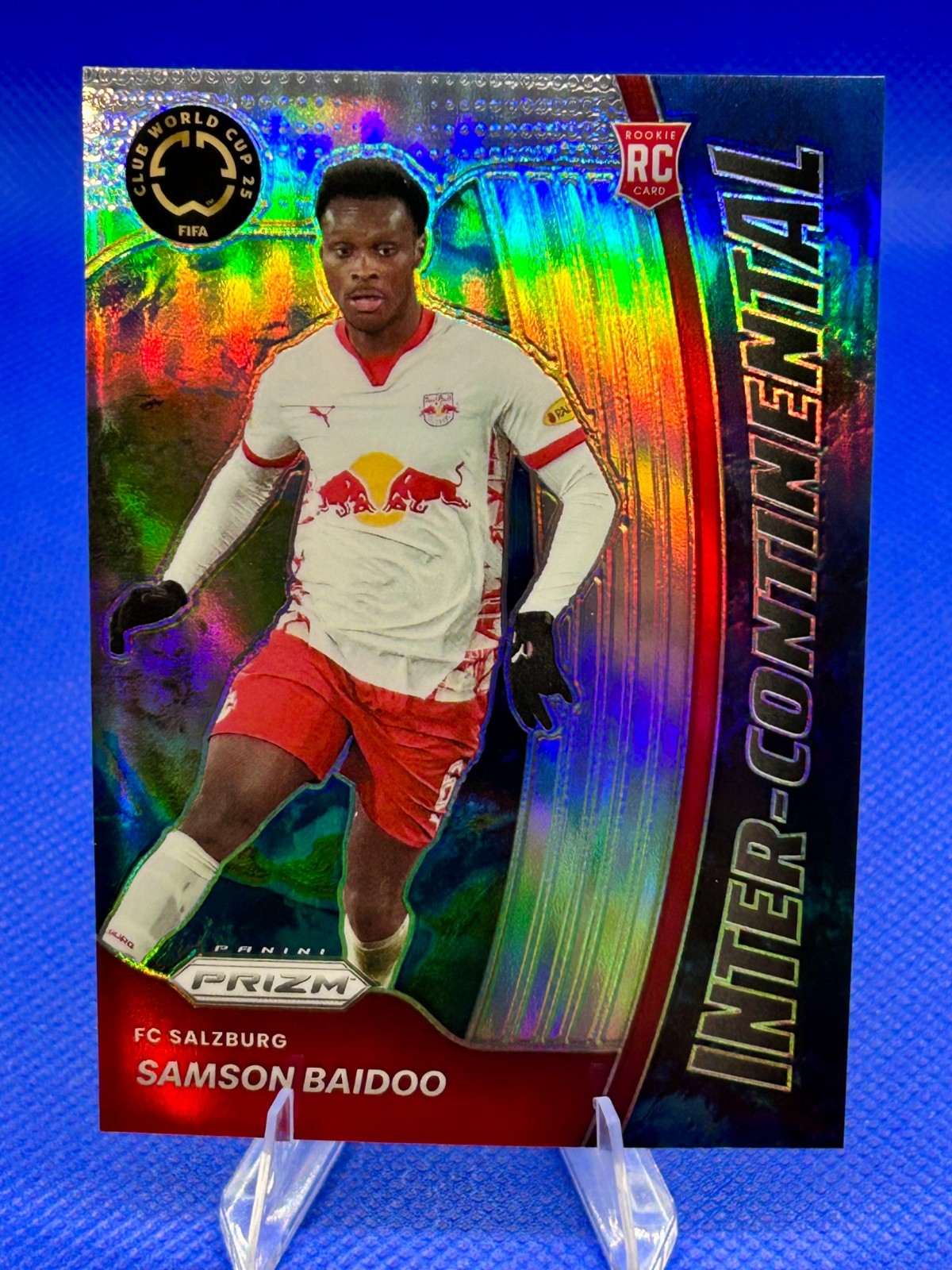 2025 Prizm FIFA World Cup Samson Baidoo Inter-Continental Silver Prizm RC #26