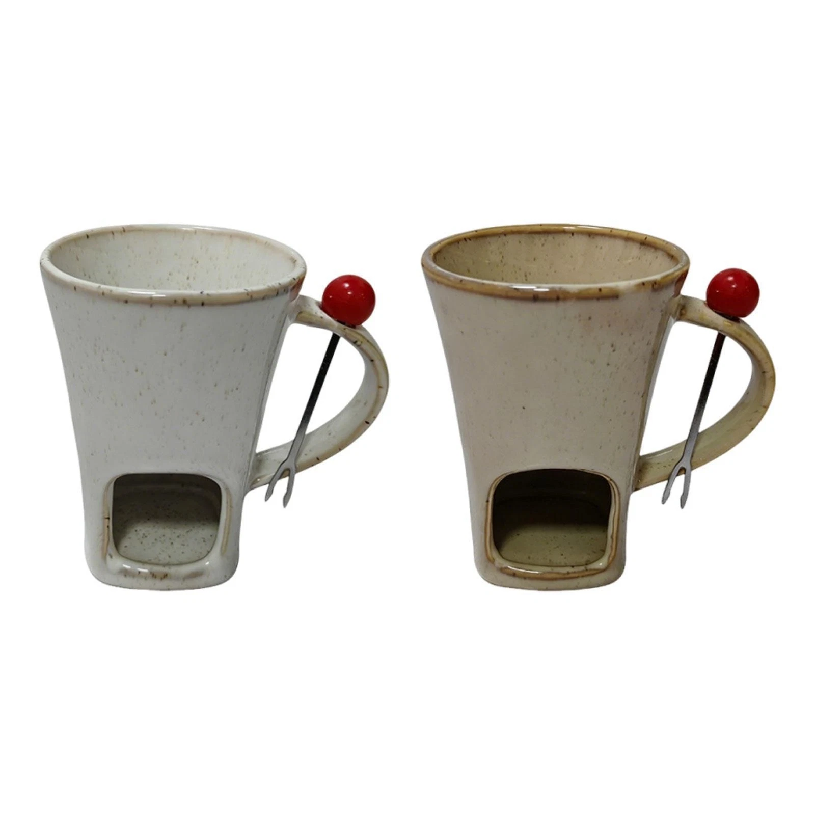 Chocolate Fondue Mug Kitchen Accessories Wedding Butter Warmer Chocolate Melting