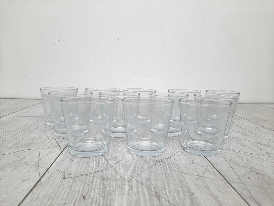 Set di portacandele in vetro RELAXDAYS 10023445 7,5 cm 12 pezzi MERCE DI SERIE B - Immagine 3 di 4