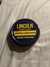 LINCOLN STAIN WAX MARINE CORDOVAN SHOE POLISH