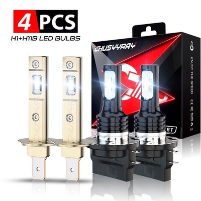 For KIA Optima 2007-2008 Combo 6000K LED Headlight High&Low Beam H1+H11B 4X Kit