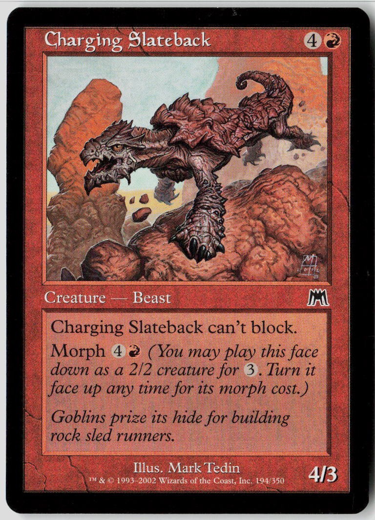 Magic - Charging Slateback Onslaught [ONS - 194] NM Common