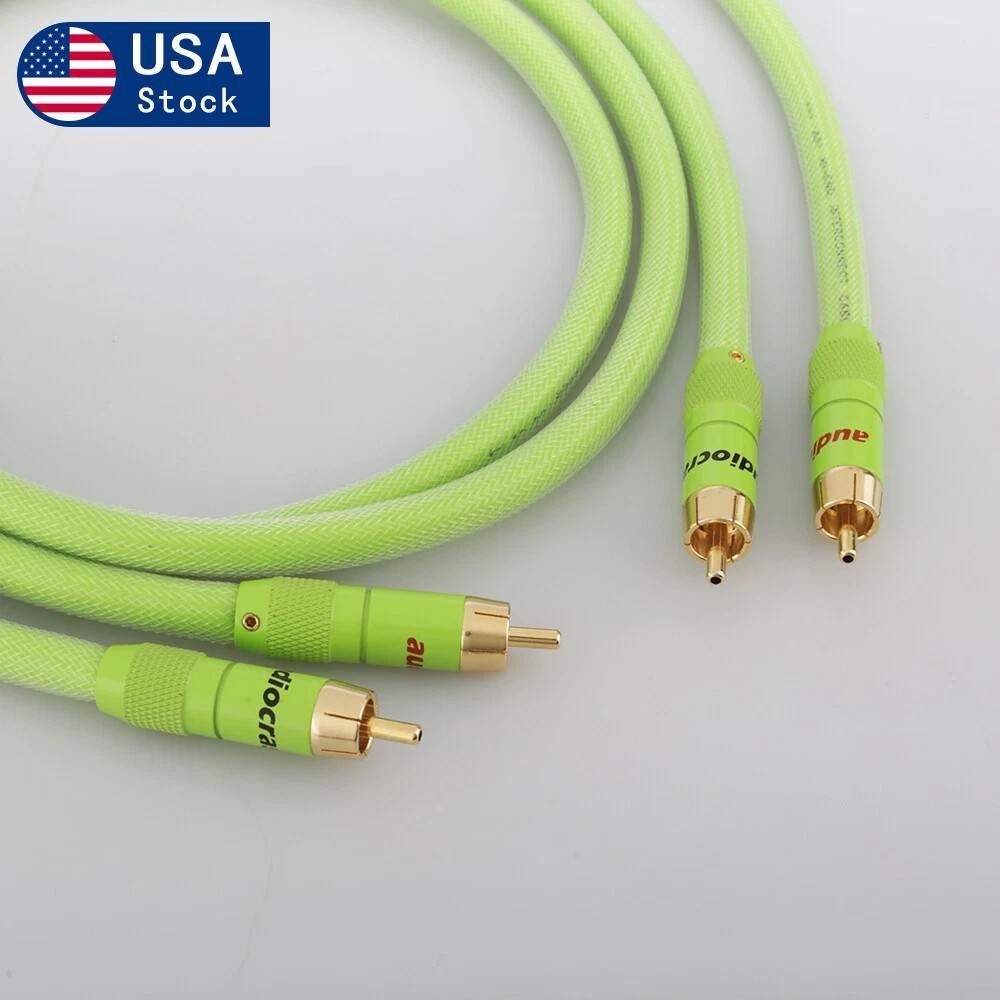 Dual RCA Male to Male 5N OFC Core Signal Cable Audio Cable for Amplifier,CD,DVD